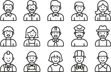 business people icons