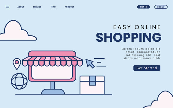 Easy Shopping Landing page