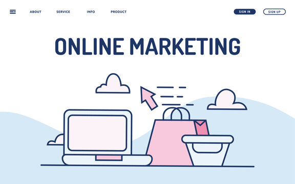 Online Marketing Landing page