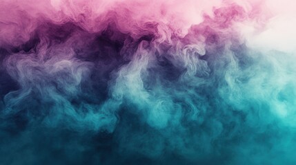 Fototapeta premium Pastel pink and purple cloud-like forms creating a whimsical dreamscape with copy space