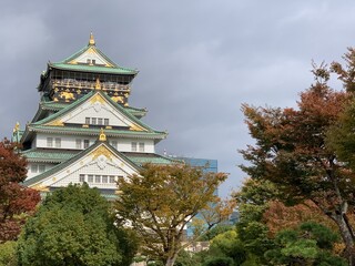 大阪城公園内の景色