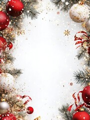 Beautiful background for a new year banner, HD, Realistic. Copy space. Generative ai
