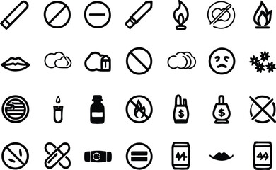 set of icons for web