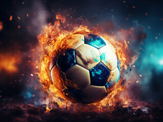 Fototapeta premium Luxurious Football stadium at night