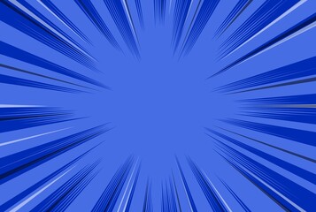 Comic background, blue color pop art animation 