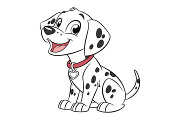 Playful Paws and Polka Dots vector