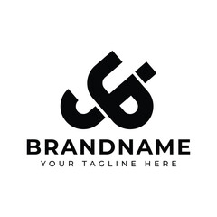 Letters JG or GJ Monogram Logo, suitable for any business with GJ or JG initials