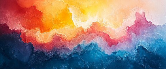 Fototapeta premium Colorful textured abstract painting 