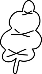 Christmas tree doodle