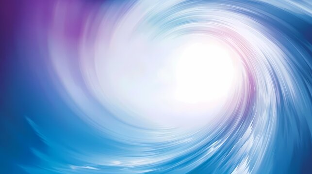 Digital technology blue purple gradient curve poster background