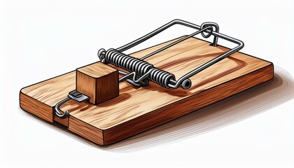 mouse trap with cheese