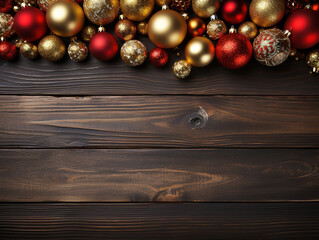 Naklejka premium Gorgious Realistic Christmas background red