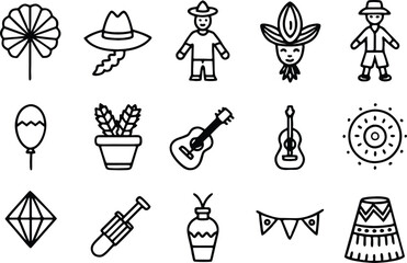 set of icons for design