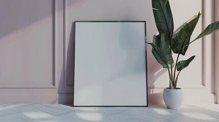 frame mockup interior mockup, frame on wall