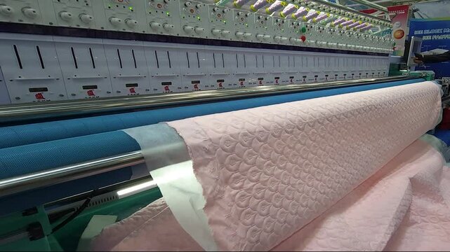 Mattress Quilting Machine. Textile industry