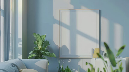 frame mockup interior mockup, frame on wall