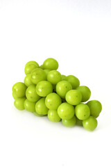 green peas isolated on white