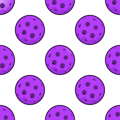 Minimalist Seamless Purple Polka Dot Vector Pattern Design
