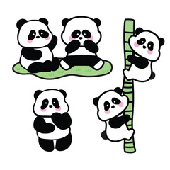 Cute Cartoon Panda Graphic
