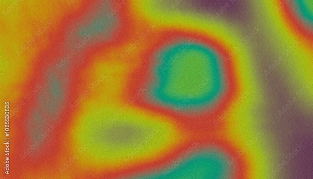 Poster abstract blurred grainy gradient background texture. colorful digital grain dust soft noise effect p