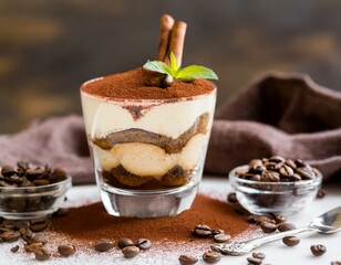 Deser tiramisu w szklance