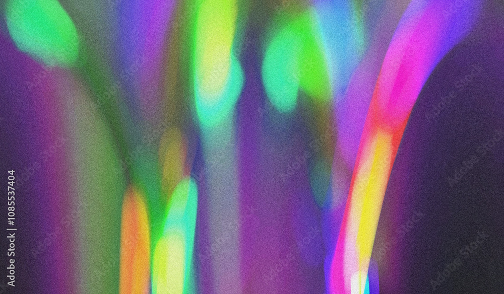 Aufkleber abstract blurred grainy gradient background texture. colorful digital grain dust soft noise effect p