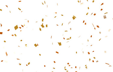 背景素材_紙吹雪_金色