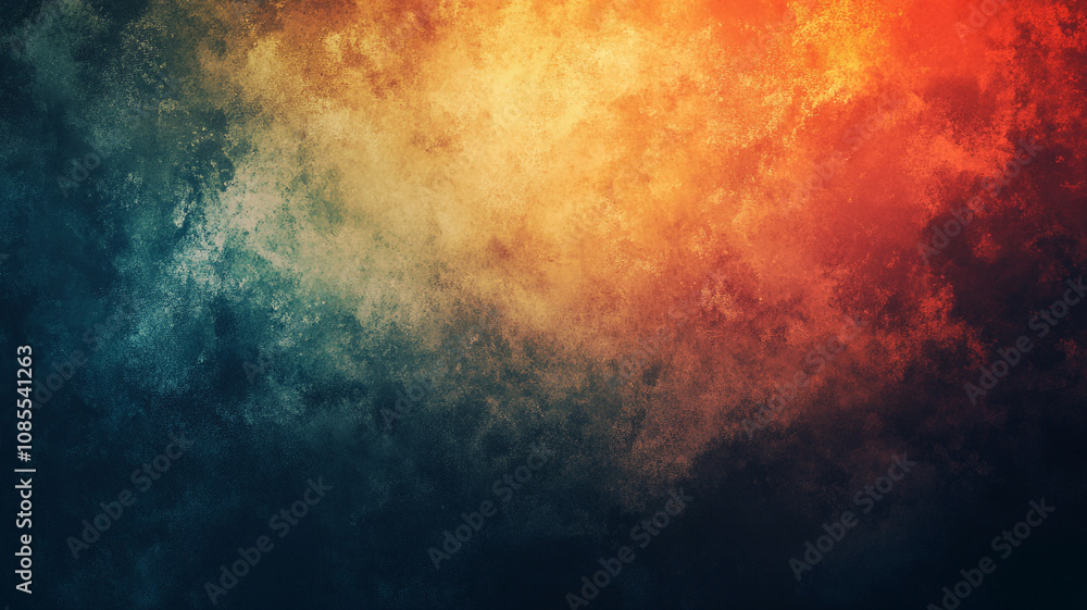 Poster abstract colorful texture with warm and cool tones blending seamlessly in a captivating manner