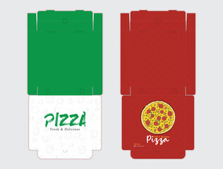 Pizza Box Design, Pizza Packaging Design, Pizza Box Design Template,Ready For Print.