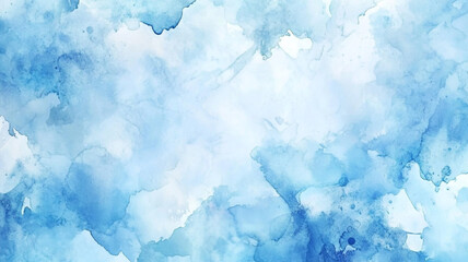 Fototapeta premium Soft blue watercolor texture perfect for backgrounds or artistic projects at any time