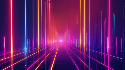 Naklejka premium colorful lights background