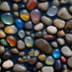 stones on the beach, cute little pebbles, 