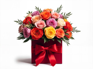 bouquet of roses, flower bouquet for gift