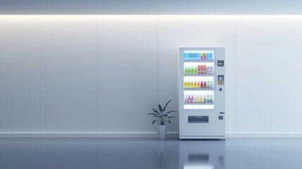 Vending Machine in Modern Interior