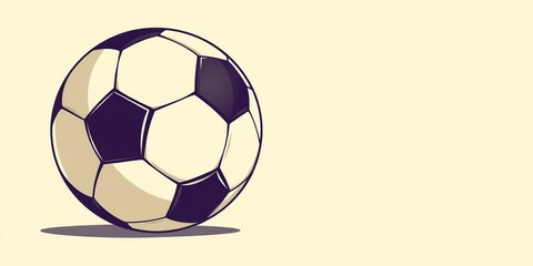 Vintage soccer ball and retro cleat illustration in a nostalgic style, perfect for sports-themed designs, vintage soccer ball