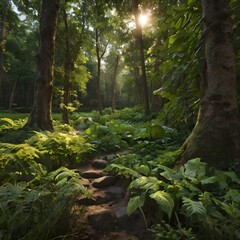 Fototapeta premium path in the forest