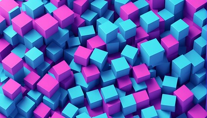 abstract background with cubes