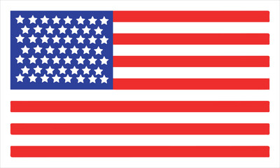 Specification perfect correct dimension official american flag red white blue stripes election america usa spec scale stock illustration American Flag, Vector, Icon Symbol, USA, National Flag