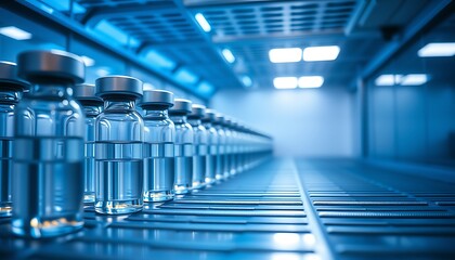 Vials Stored in Temperature Controlled Environment Highlighting Importance of Maintaining Specific Temperatures for Sensitive Substances