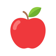 Red apple vector illustration