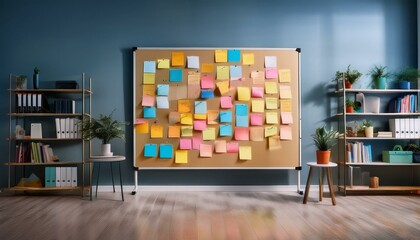 Collaboration tools enhance the project board's utility.  