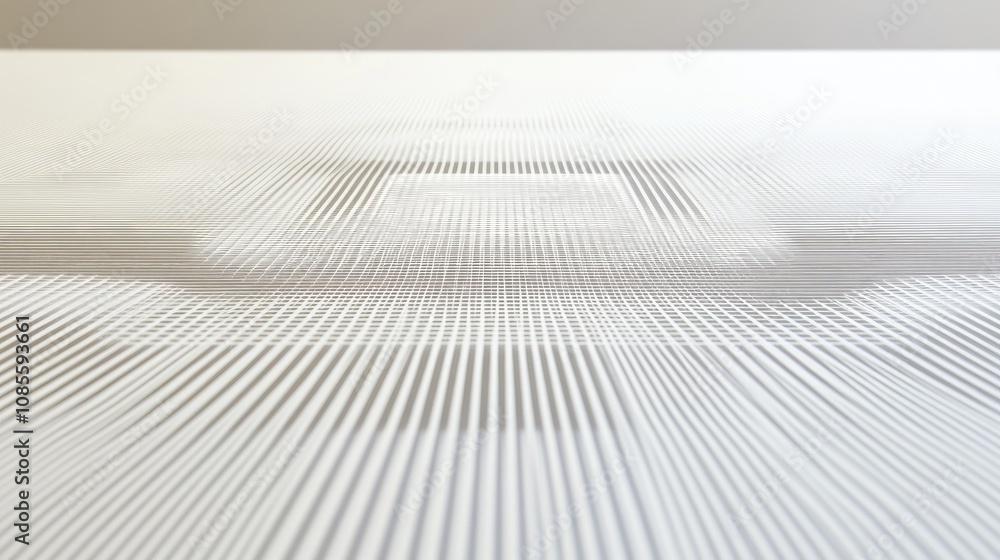 Poster abstract lines pattern creating depth and dimension on a minimalistic surface, ideal for modern desi