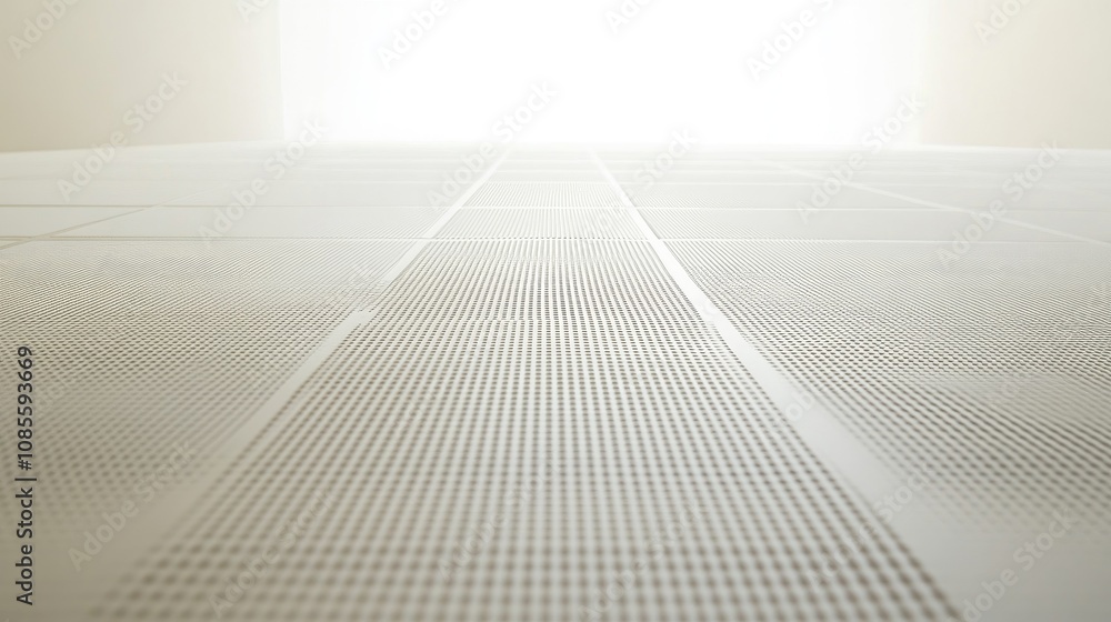 Aufkleber modern architectural interior with a minimalist design featuring textured surfaces and soft light il