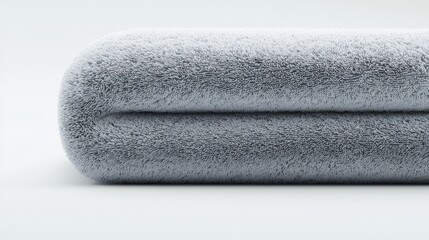 Soft Grey Folded Towel