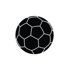 Fototapeta premium Soccer ball or football icon for sports apps and websites. Vector illustration.