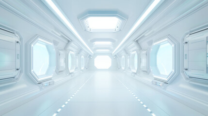 Obraz premium Space ship interior 