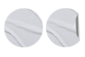 Grey Blank Sticker Design Set