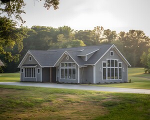 Obraz premium Mockup of a house 