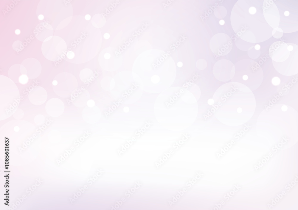 Poster abstract background gradient of purple and pink with a delicate sprinkling of shimmering bokeh light