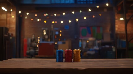 Colorful spools of thread in a sewing factory with modern machinery in the background